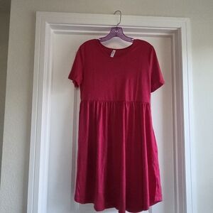 Stylish Magenta Mini Dress